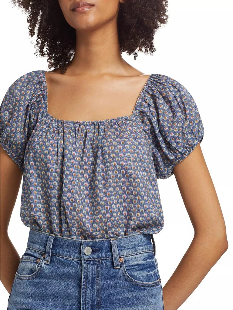 DÔEN Tonya Floral Cotton Top 6