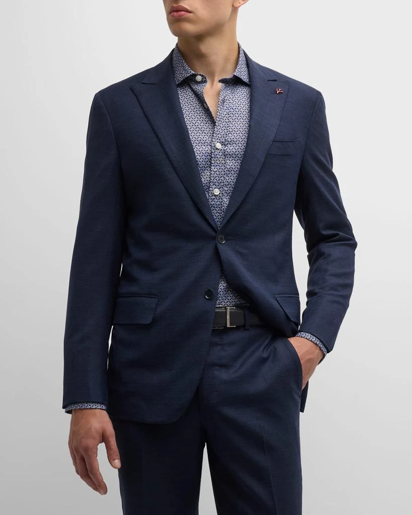 Isaia Men's Birdseye Wool Suit 4