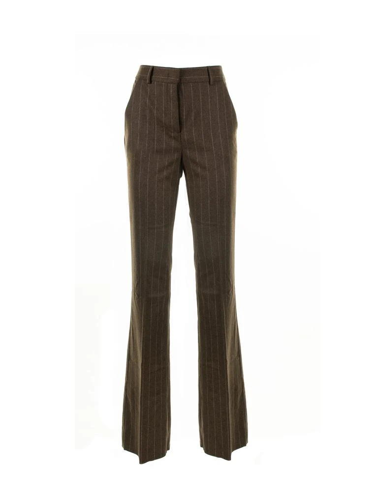 Marella Womens High-waisted Pinstripe Trousers 1