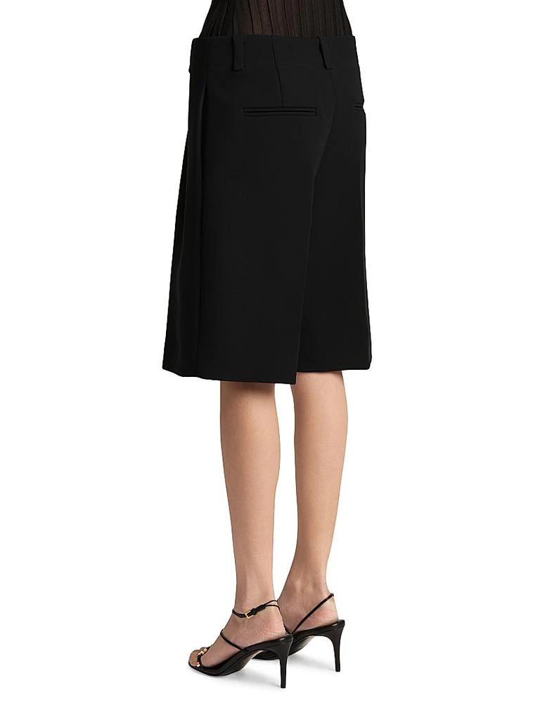 Khaite Laden Pleated Wide-Leg Shorts 5