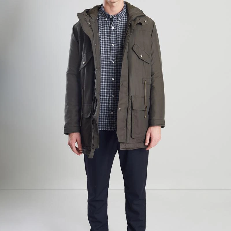 L'Exception Paris Chequered Flannel Shirt Navy Blue L'EXCEPTION PARIS 3