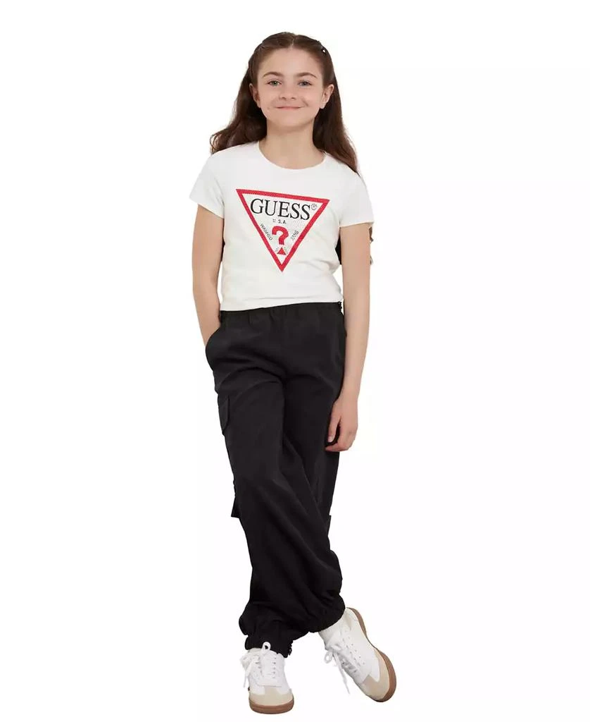 GUESS Big Girls Triangle Rhinestone Logo T-shirt 2