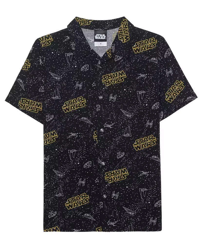 Star Wars Big Boys Short Sleeve Woven Shirt 1