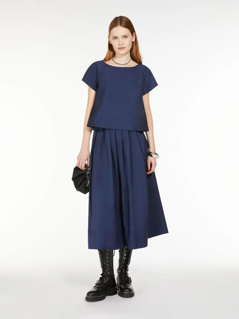 Weekend Max Mara Full taffeta skirt 5