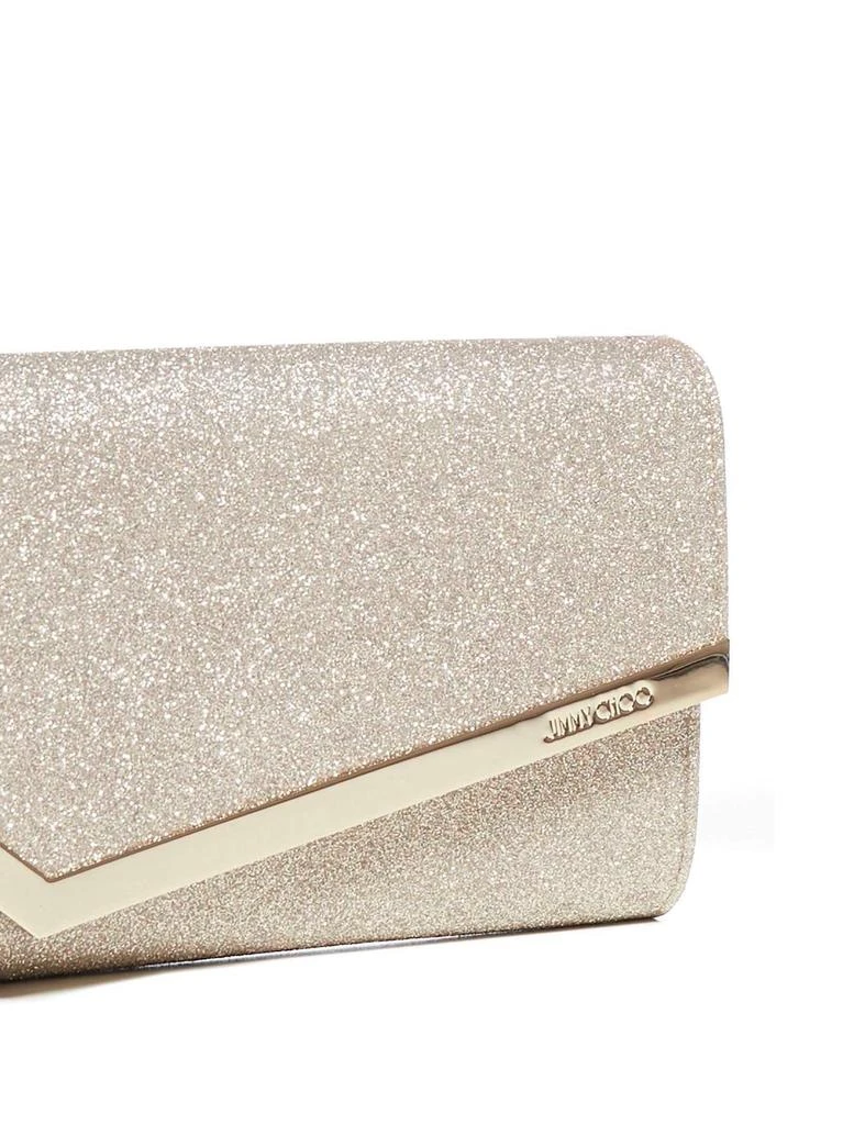 Jimmy Choo Jimmy Choo Emmie Glittered Clutch Bag 5