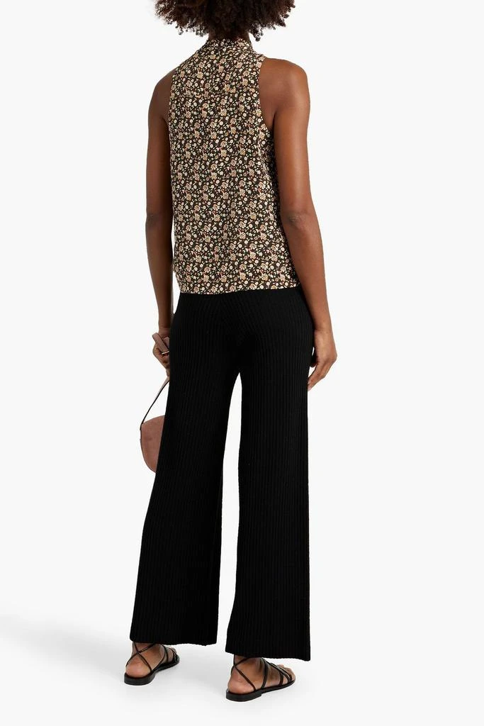 Joie Maraloma twist-front floral-print silk top 3