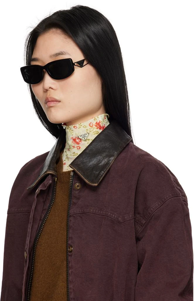 Prada Black Triangle Logo Sunglasses 4