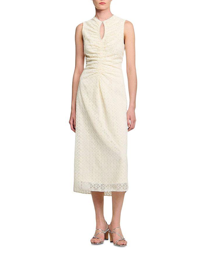 Sandro Lace Midi Dress