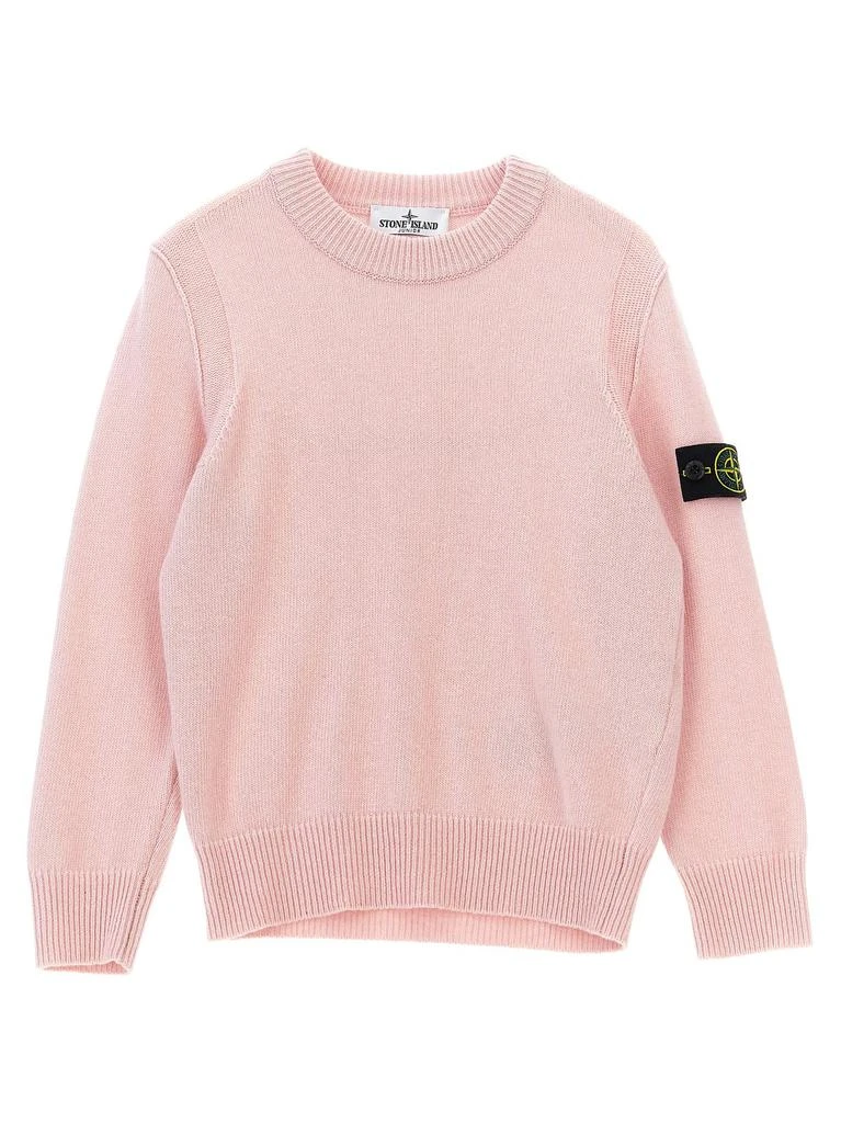 Stone Island Junior Stone Island Junior Logo Patch Knitted Jumper 1