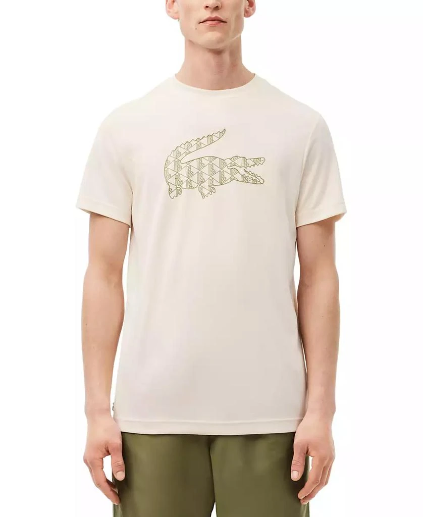 Lacoste Men's Short Sleeve Logo Graphic Crewneck T-Shirt 1