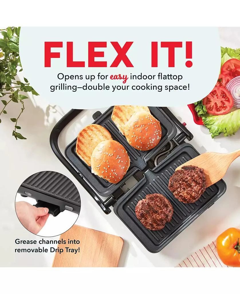 Dash Flex Press Electric Griddle & Grill System 3