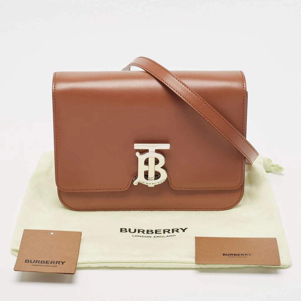 Burberry Burberry Brown Leather Small TB Shoulder Bag 11