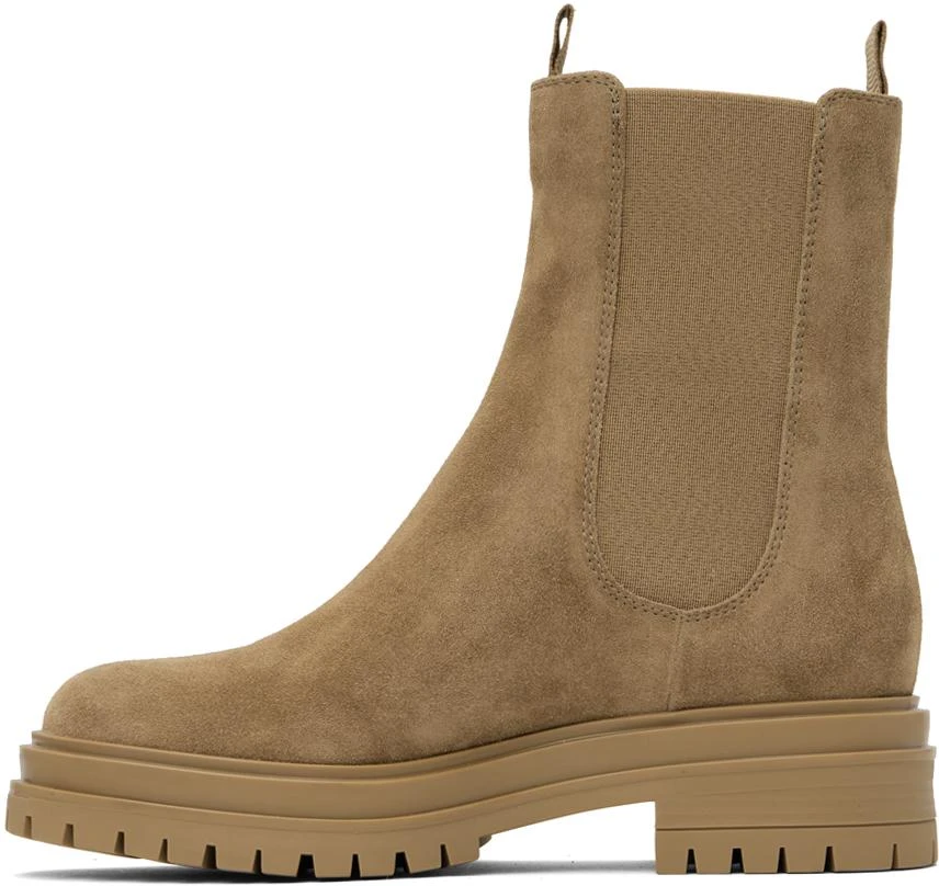 Gianvito Rossi Beige Chester Boots 3