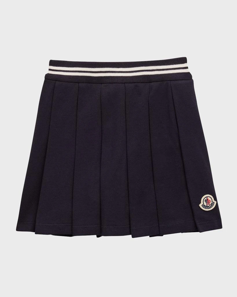 Moncler Girl's Pleated Skirt with Bloomers, Size 12M-3 1