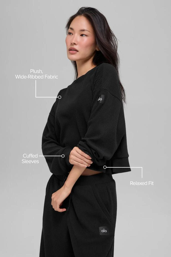 Alo Muse Crew Neck Pullover - Navy 2