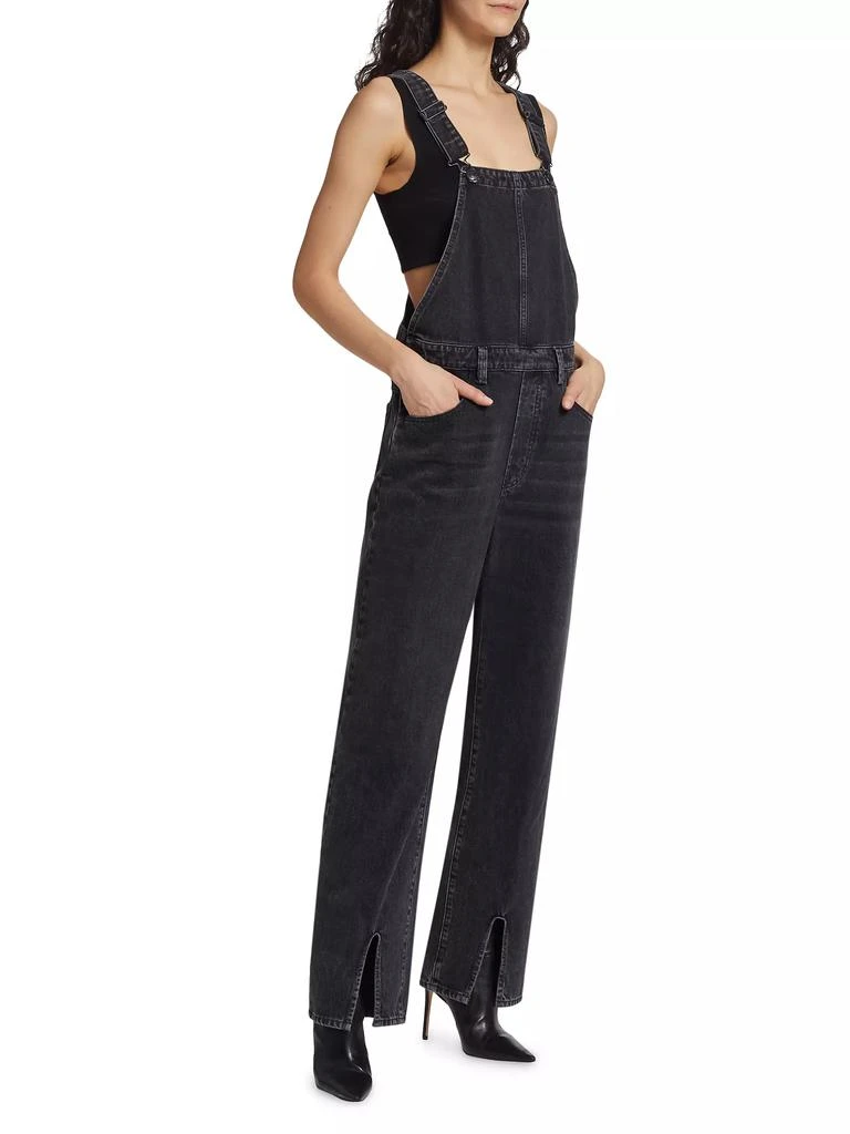 3x1 Cindy Wide-Leg Denim Overalls 4