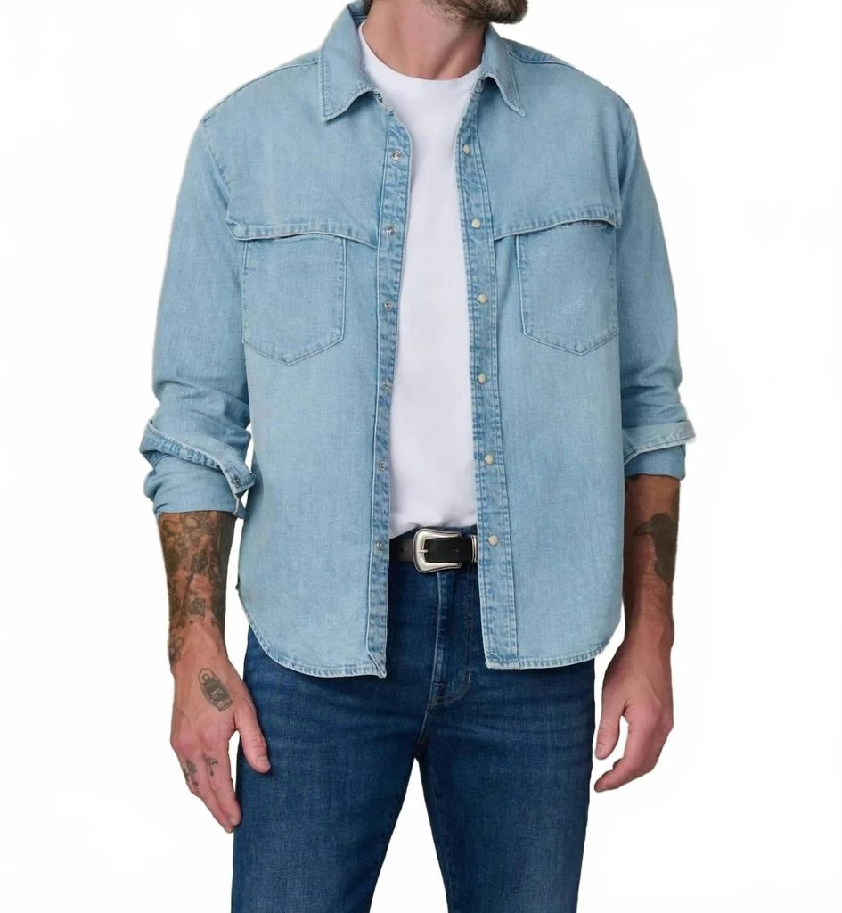 Joe
s Jeans Wayne Denim Western Shirt In Canoga