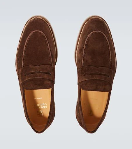 Brunello Cucinelli Suede penny loafers 4