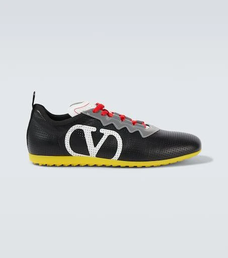 Valentino Chromathon VLogo Signature leather sneakers 1