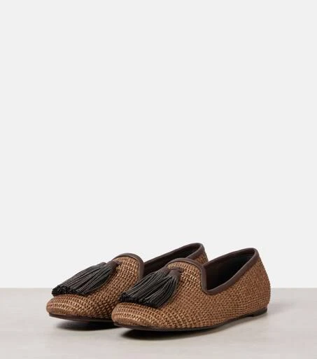 Brunello Cucinelli Monili woven loafers 4