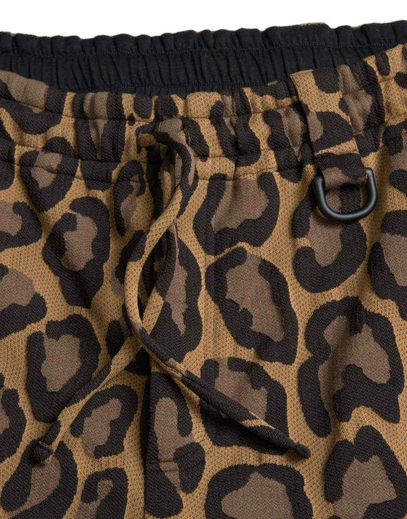 Dolce 
Gabbana Leopard Print Polyester Jogger Men
s Pants 5