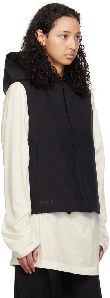 Y-3 Black Atelier Funnel Neck Vest 2