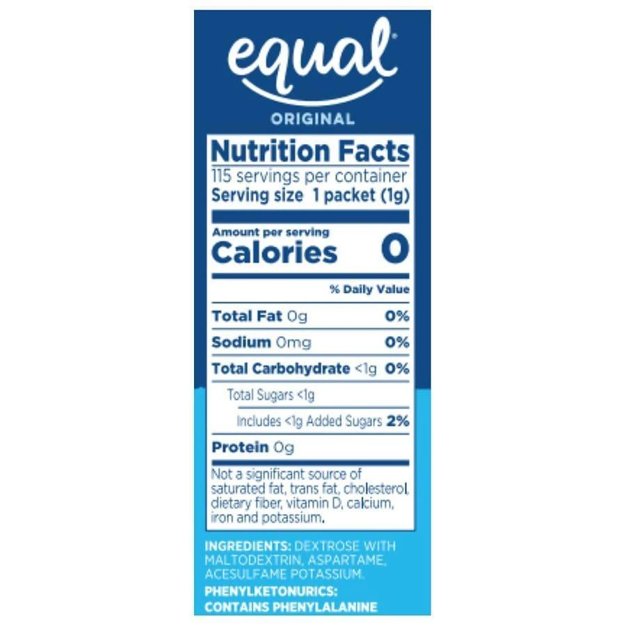 Equal Zero Calorie Sweetener Packets 4
