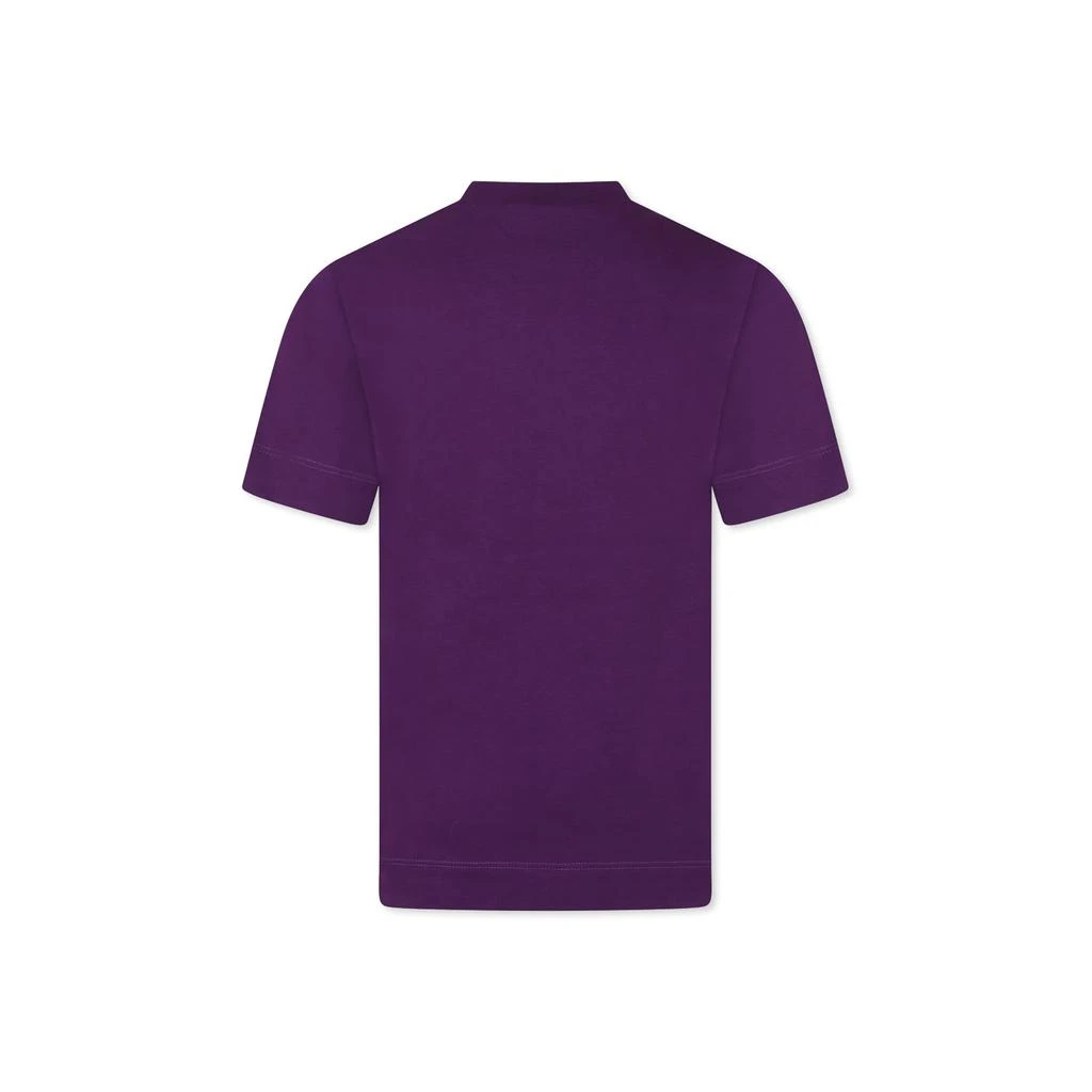 Marni Purple T-shirt For Kids With Logo 2