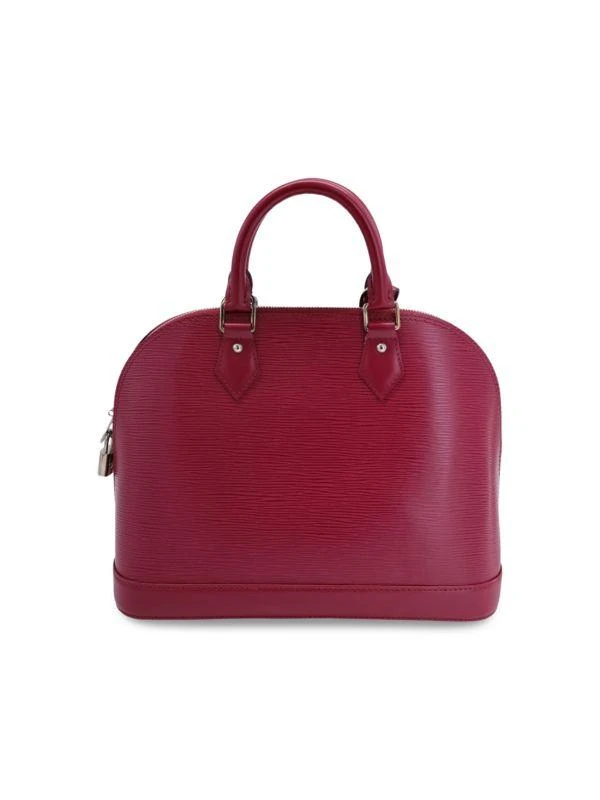 Louis Vuitton Louis Vuitton Alma Pm Handbag In Red Epi Leather 2