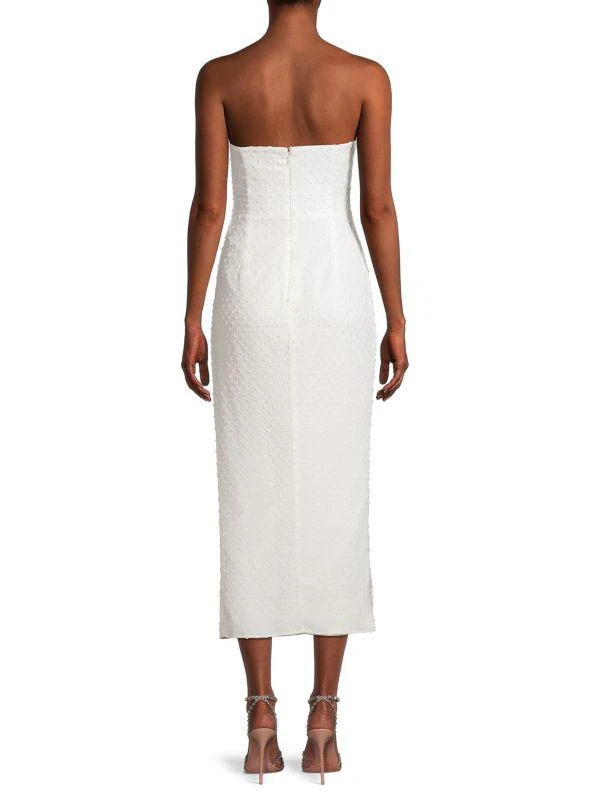 Katie May Come On Home Twisted Strapless Midi-Dress 2