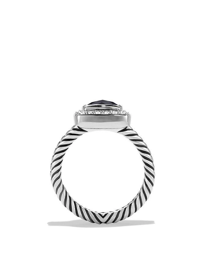 David Yurman Petite Albion Ring with Gemstone and Diamonds 6