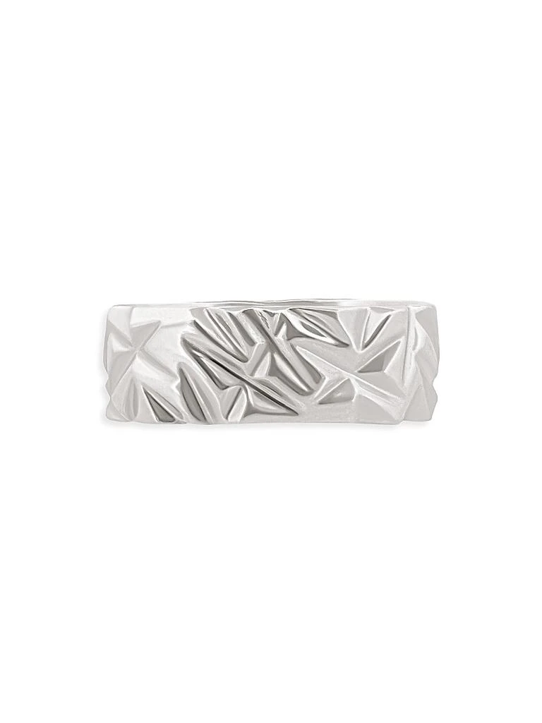 Bernard James Unisex MIRROR Sterling Silver Macro Ring 2