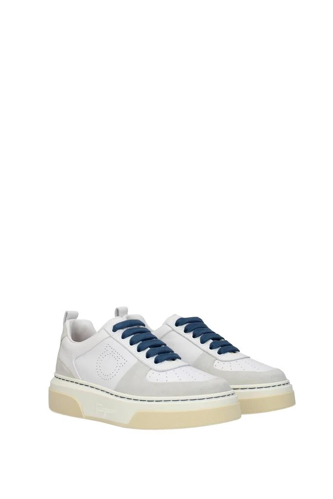 Salvatore Ferragamo Sneakers cassina Leather White Grey 2