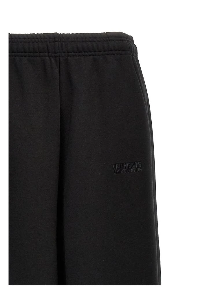 Vetements Vetements Logo Embroidered Wide Leg Pants 3