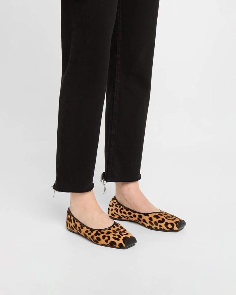 Tory Burch Runway Leopard Mary Jane Ballerina Flats 5