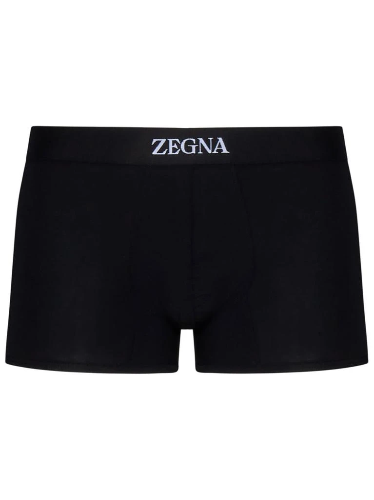 Zegna Zegna Logo Waistband Stretch Boxers 1