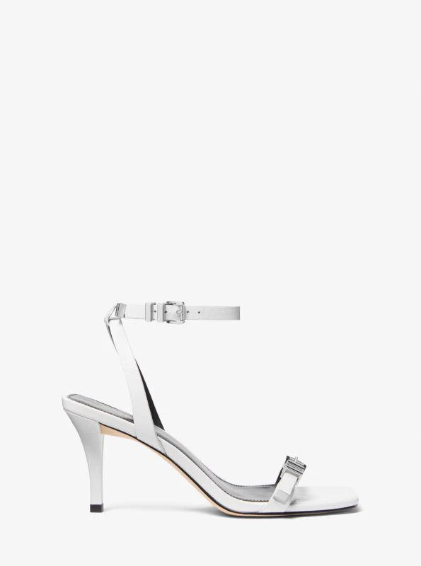 Michael Kors Darrington Crackled Leather Sandal 2