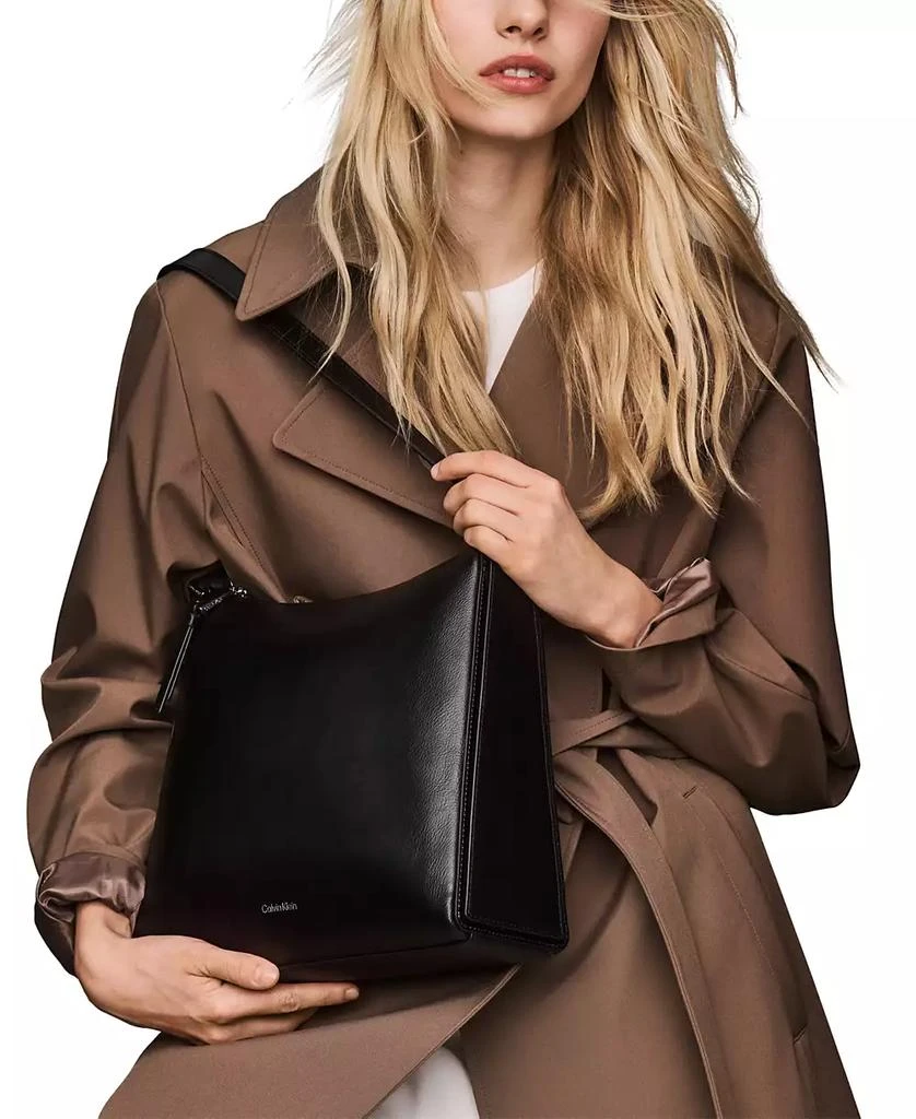Calvin Klein Mandy Top Zipper Shoulder Bag 8