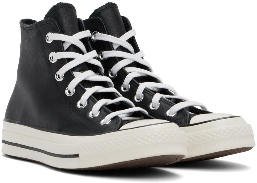 Converse Black Chuck 70 Leather Sneakers 4