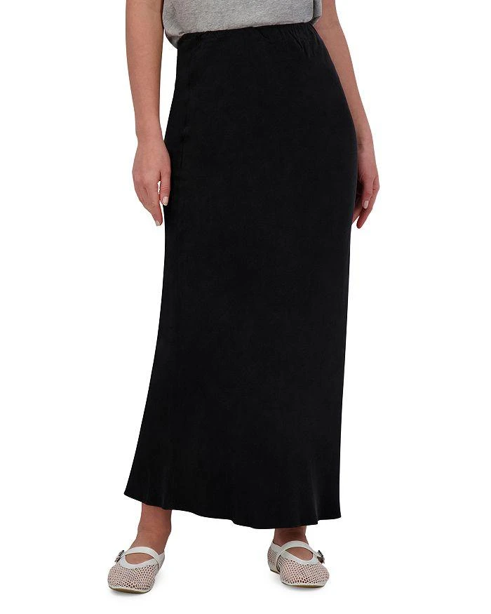 Point Brushed Straight Skirt 1