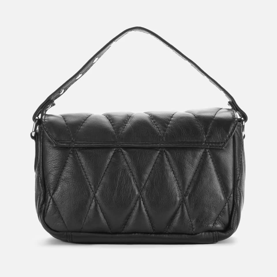 Núnoo Núnoo Women's Small Honey Silky Padded Shoulder Bag - Black 2