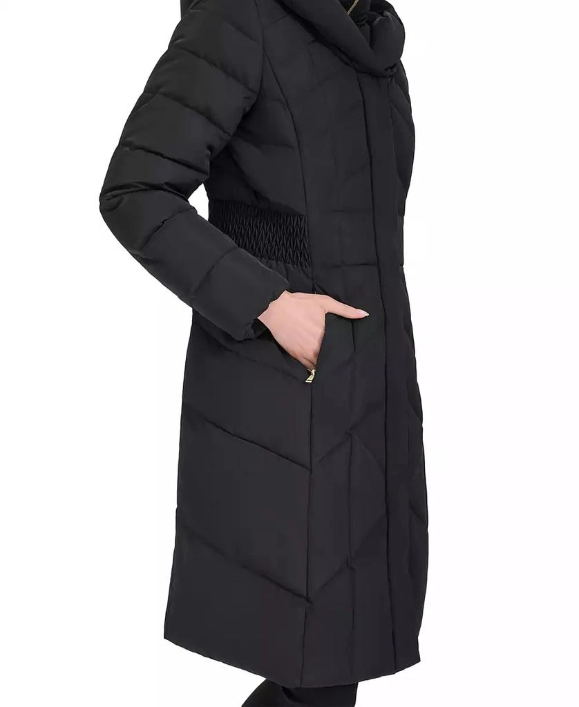 Cole Haan Women's Bibbed Hooded Puffer Coat 4