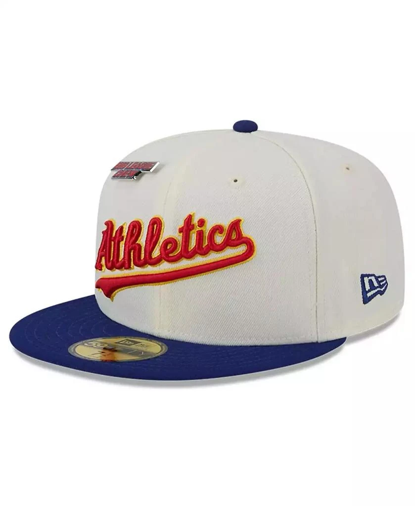 New Era Men's White Oakland Athletics Big League Chew Original 59FIFTY Fitted Hat 3