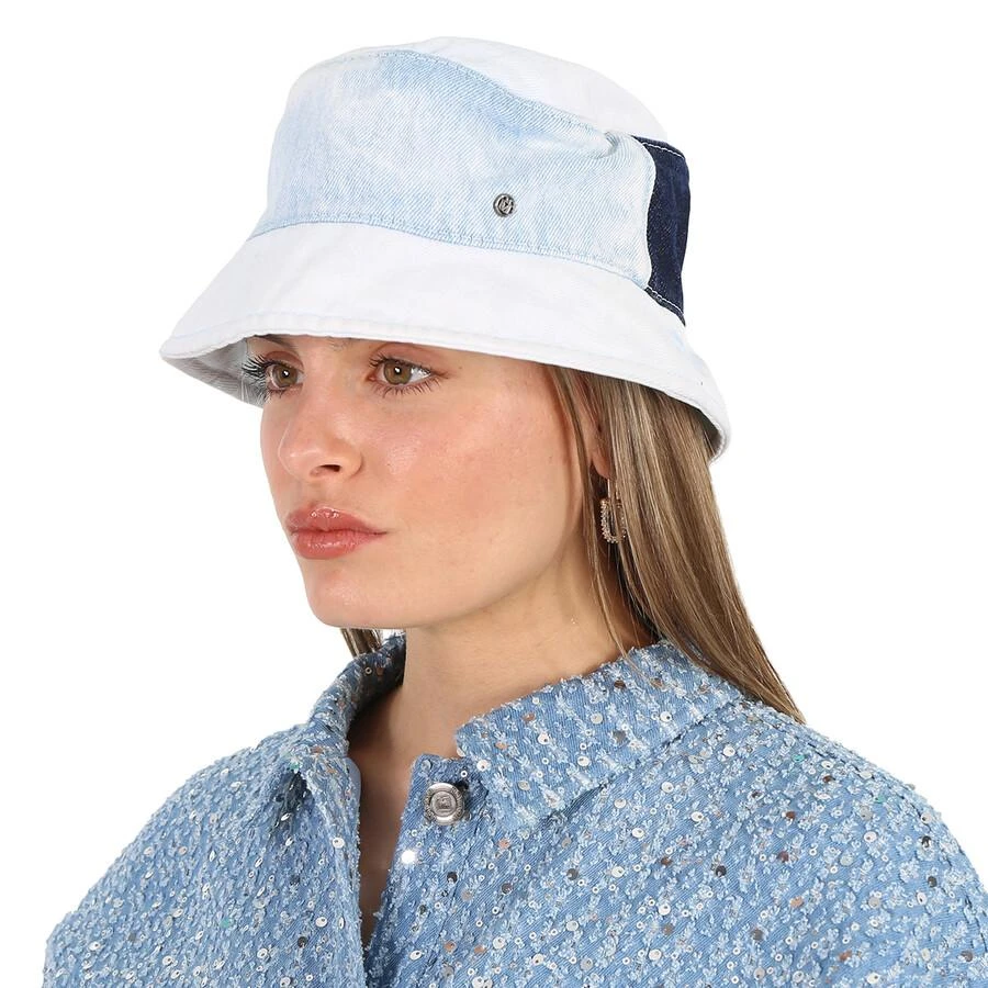 MAISON MICHEL Ladies Multicolor Axel Cotton Denim Bucket Hat 2