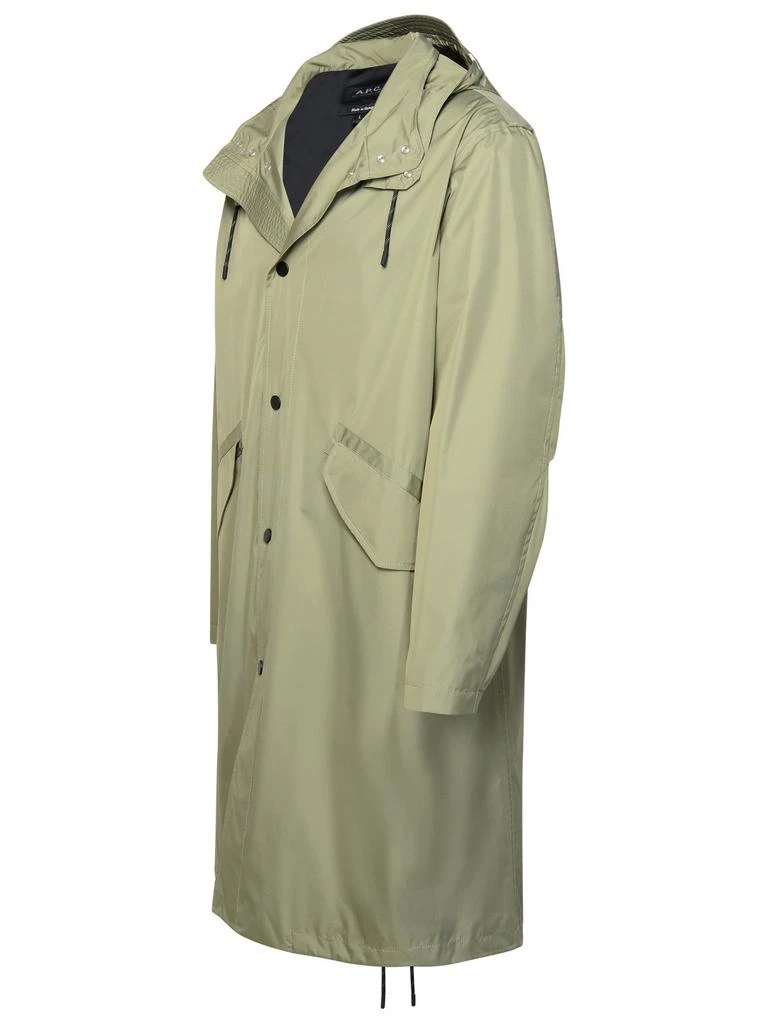 A.P.C. A.P.C. Button-Up Hooded Coat - Jackets - Free Shipping - BeyondStyle