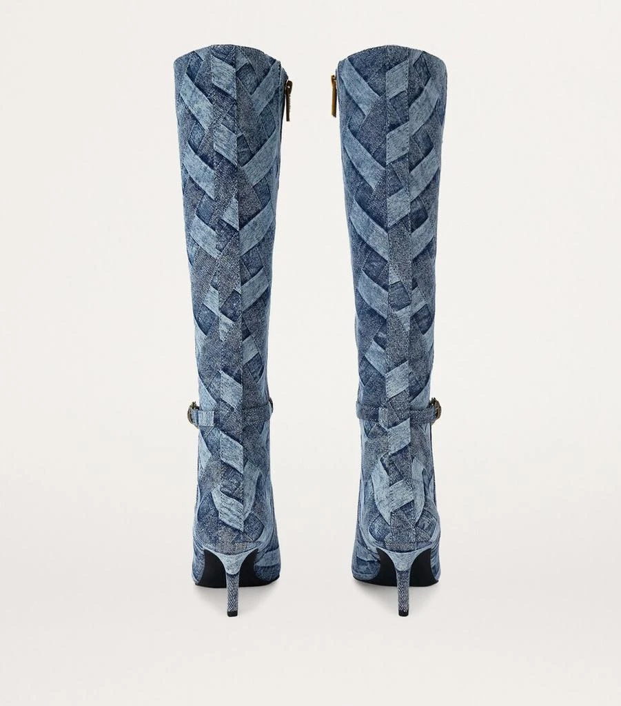 Kurt Geiger Denim Kensington Flexi Knee-High Boots 2