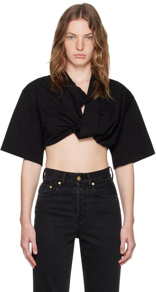 Jacquemus Black  Le Chouchou 'Le T-Shirt Bahia Court' T-Shirt 1