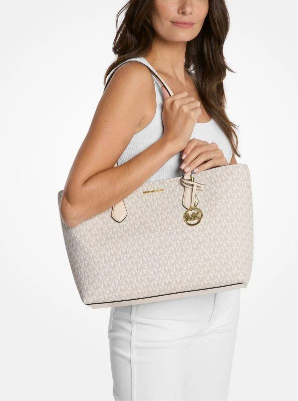 Michael Kors Sheila Large Signature Logo Tote Bag 3