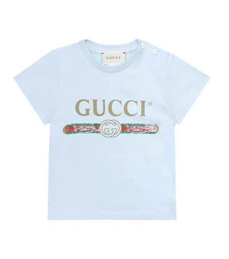 Gucci Baby logo cotton T-shirt 1