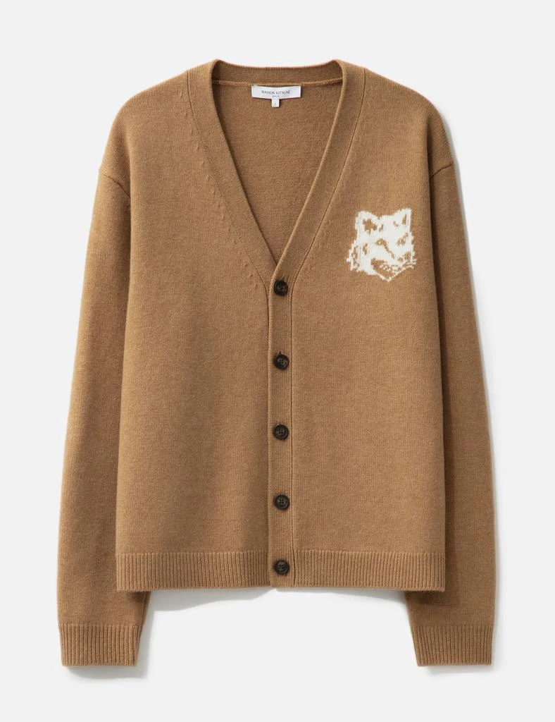 Maison Kitsune Fox Head Intarsia Comfort Cardigan 1